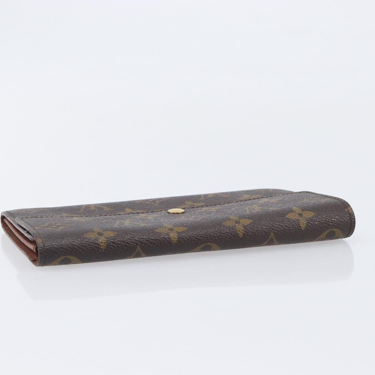 LOUIS VUITTON PochettePorte MonnaieCredit Long Wallet M61726 LV Auth 201584A