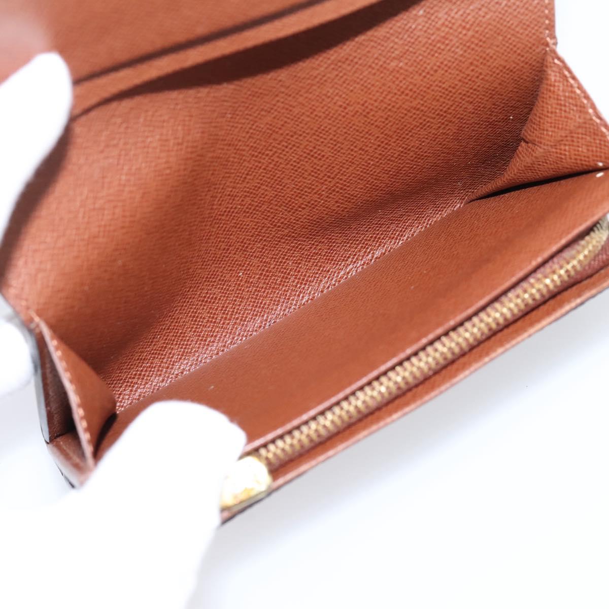 LOUIS VUITTON Porte Monnaie Billets Tresor Wallet M61730 LV Auth 201585V