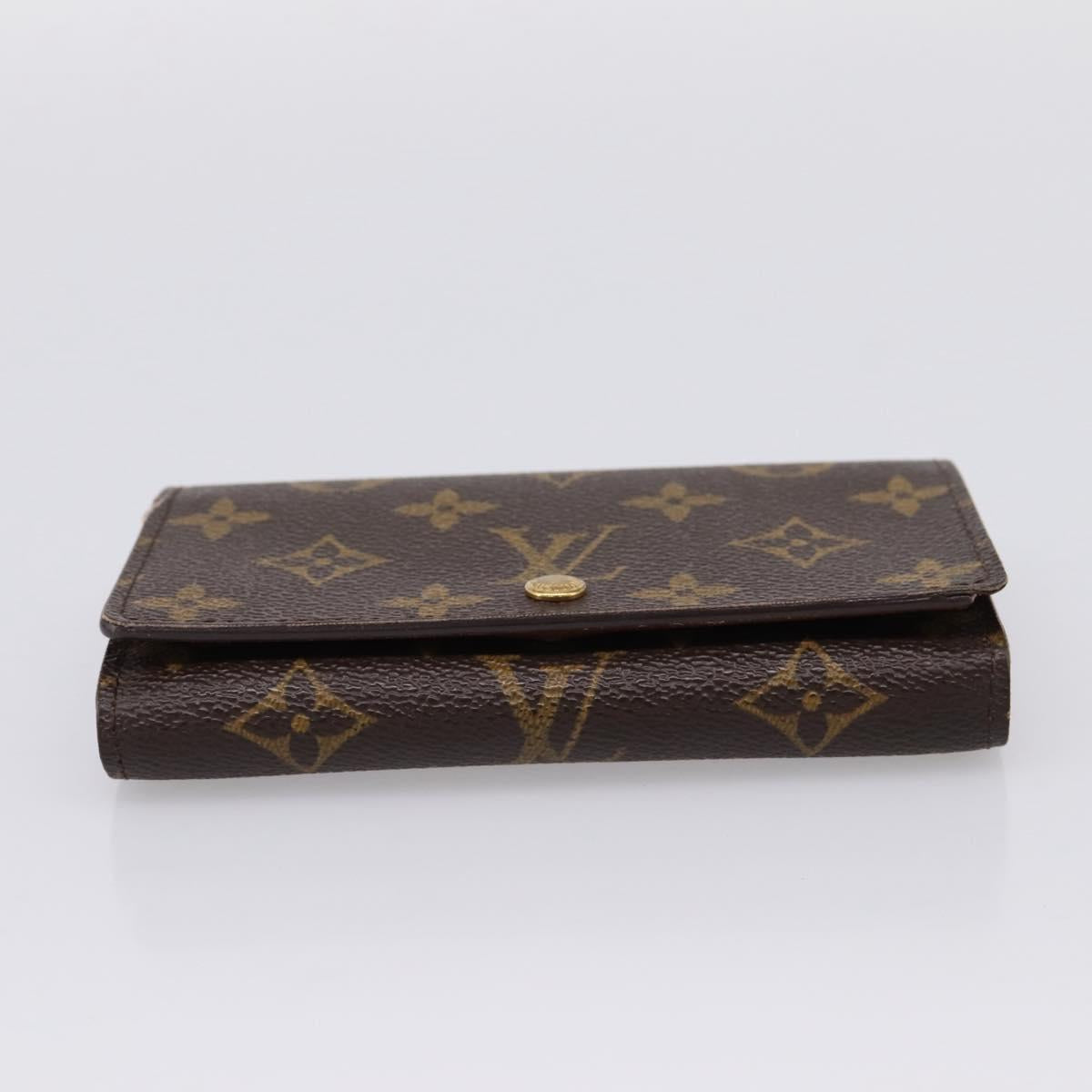 LOUIS VUITTON Porte Monnaie Billets Tresor Wallet M61730 LV Auth 201585V