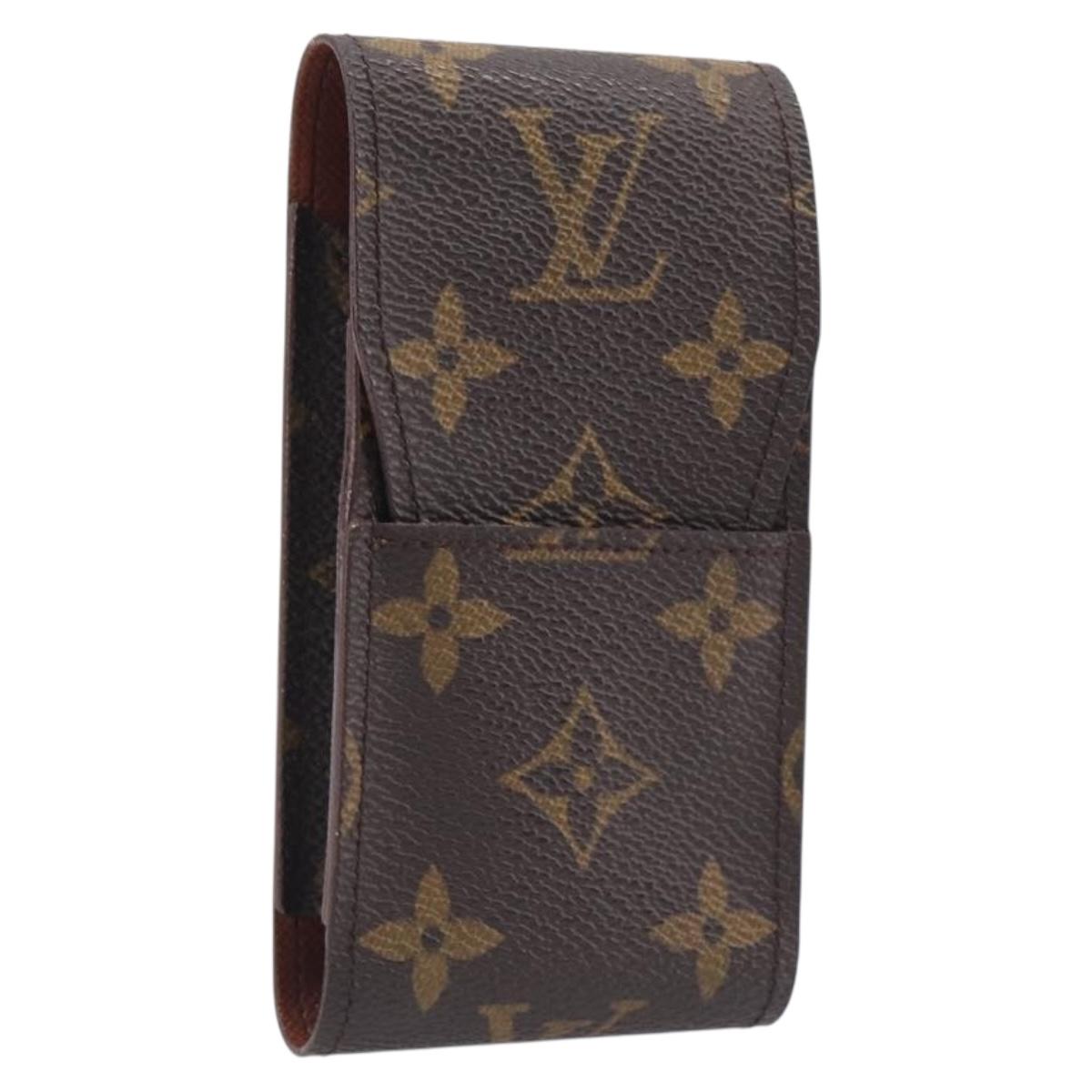 LOUIS VUITTON Monogram Etui Cigarette Case M63024 LV Auth 201588