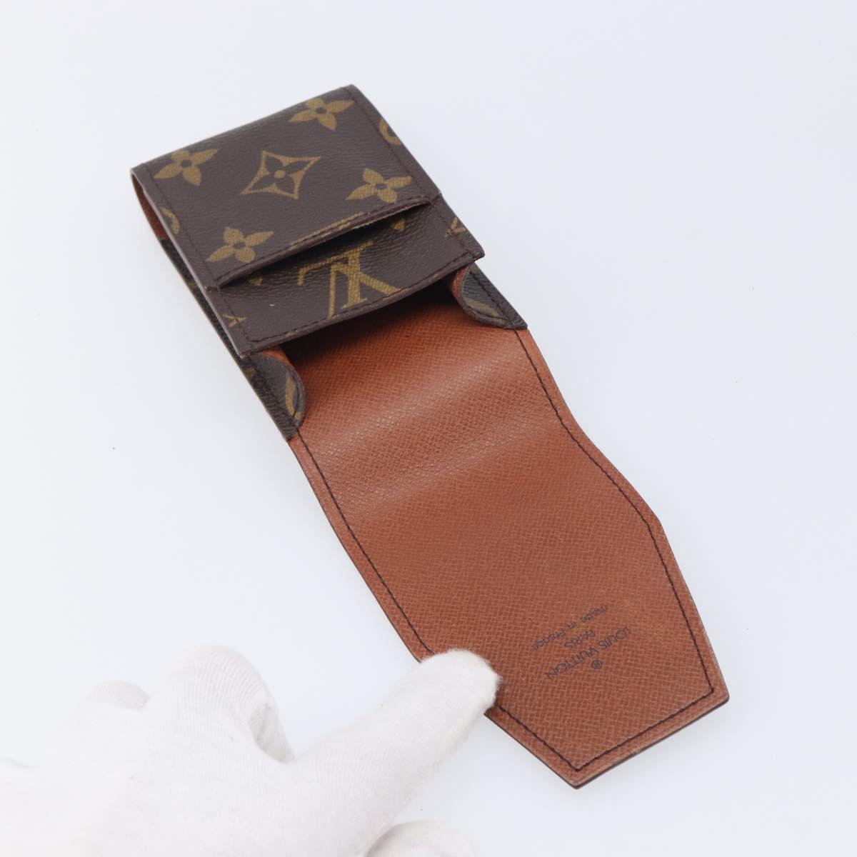LOUIS VUITTON Monogram Etui Cigarette Case M63024 LV Auth 201588