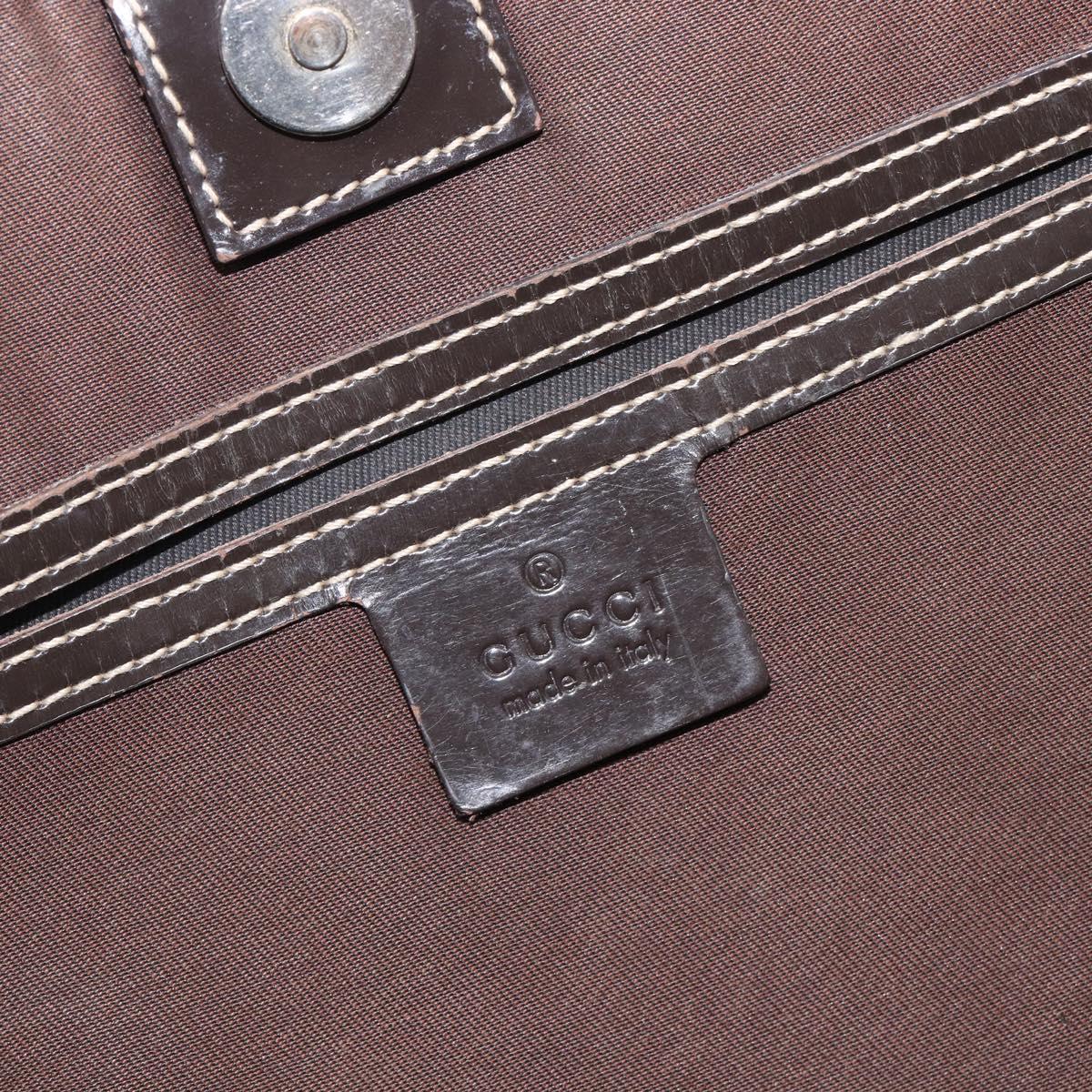 GUCCI GG Supreme Tote Bag PVC Beige Gold 197953 Auth 201705