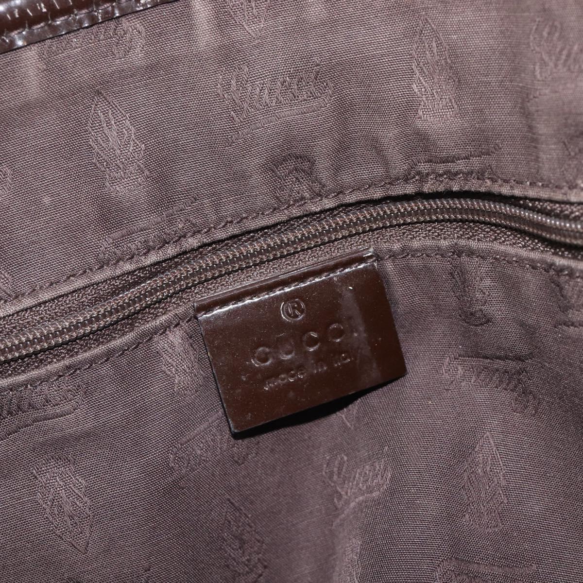 GUCCI GG Canvas Web Sherry Line Tote Bag Beige Gold 211970 Auth 201714