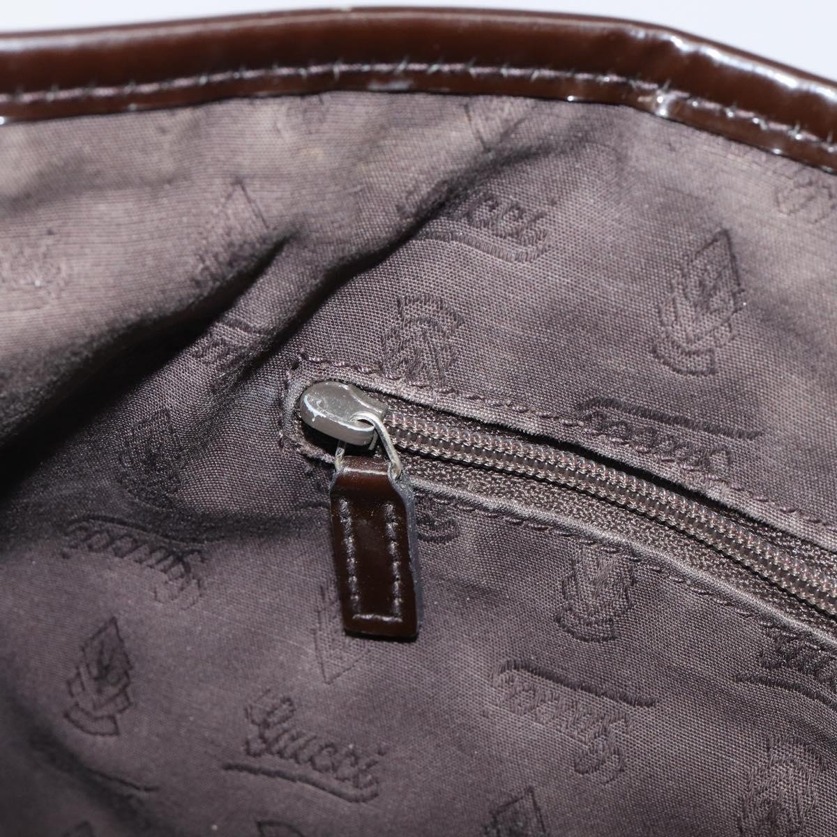 GUCCI GG Canvas Web Sherry Line Tote Bag Beige Gold 211970 Auth 201714