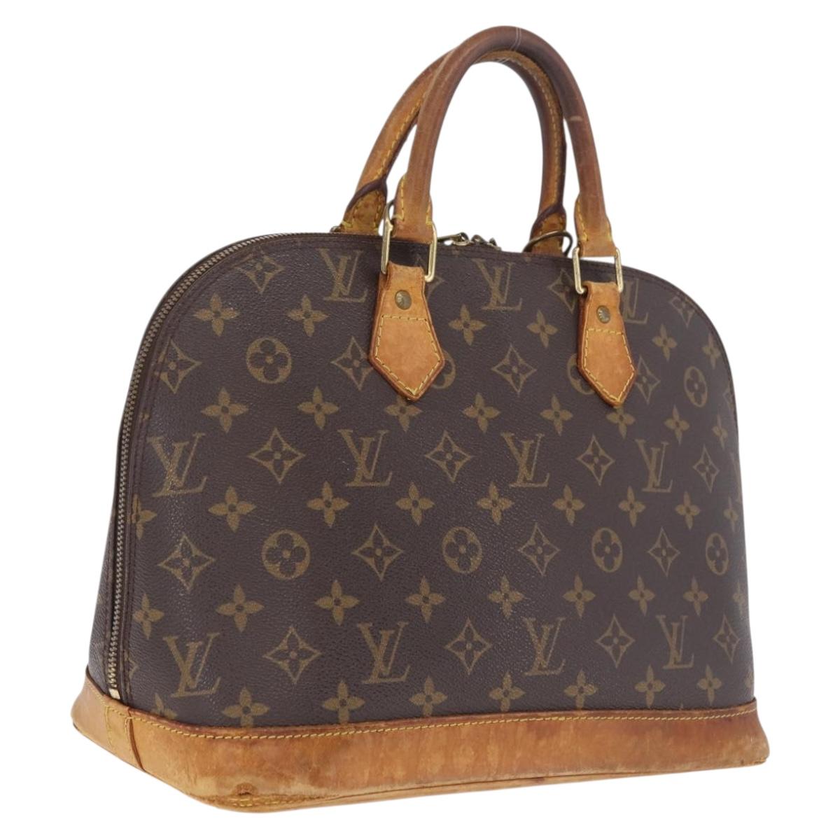 LOUIS VUITTON Monogram Alma Hand Bag M51130 LV Auth 201720