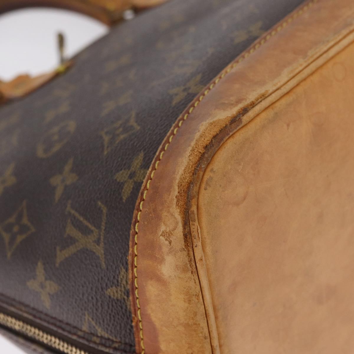 LOUIS VUITTON Monogram Alma Hand Bag M51130 LV Auth 201720