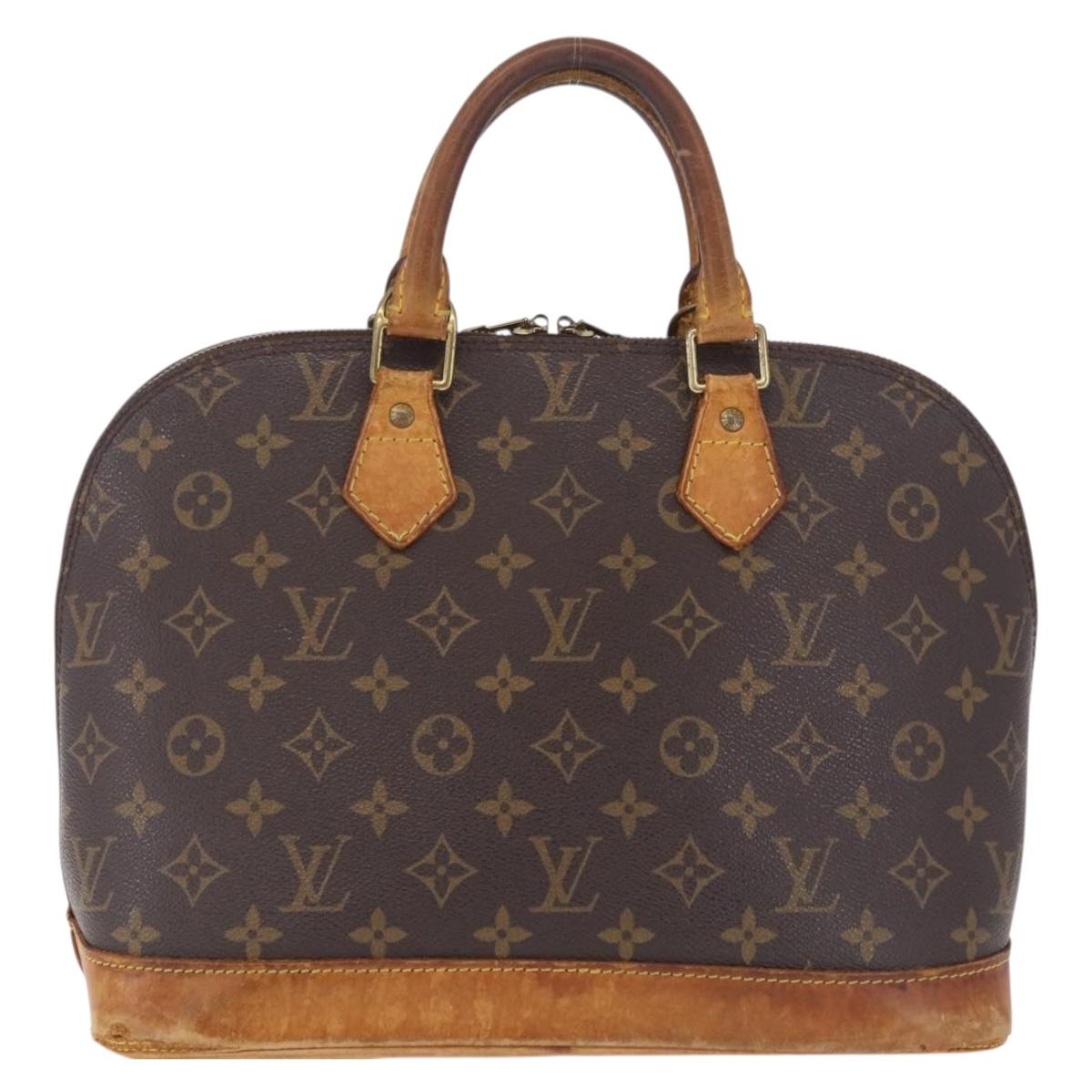 LOUIS VUITTON Monogram Alma Hand Bag M51130 LV Auth 201720