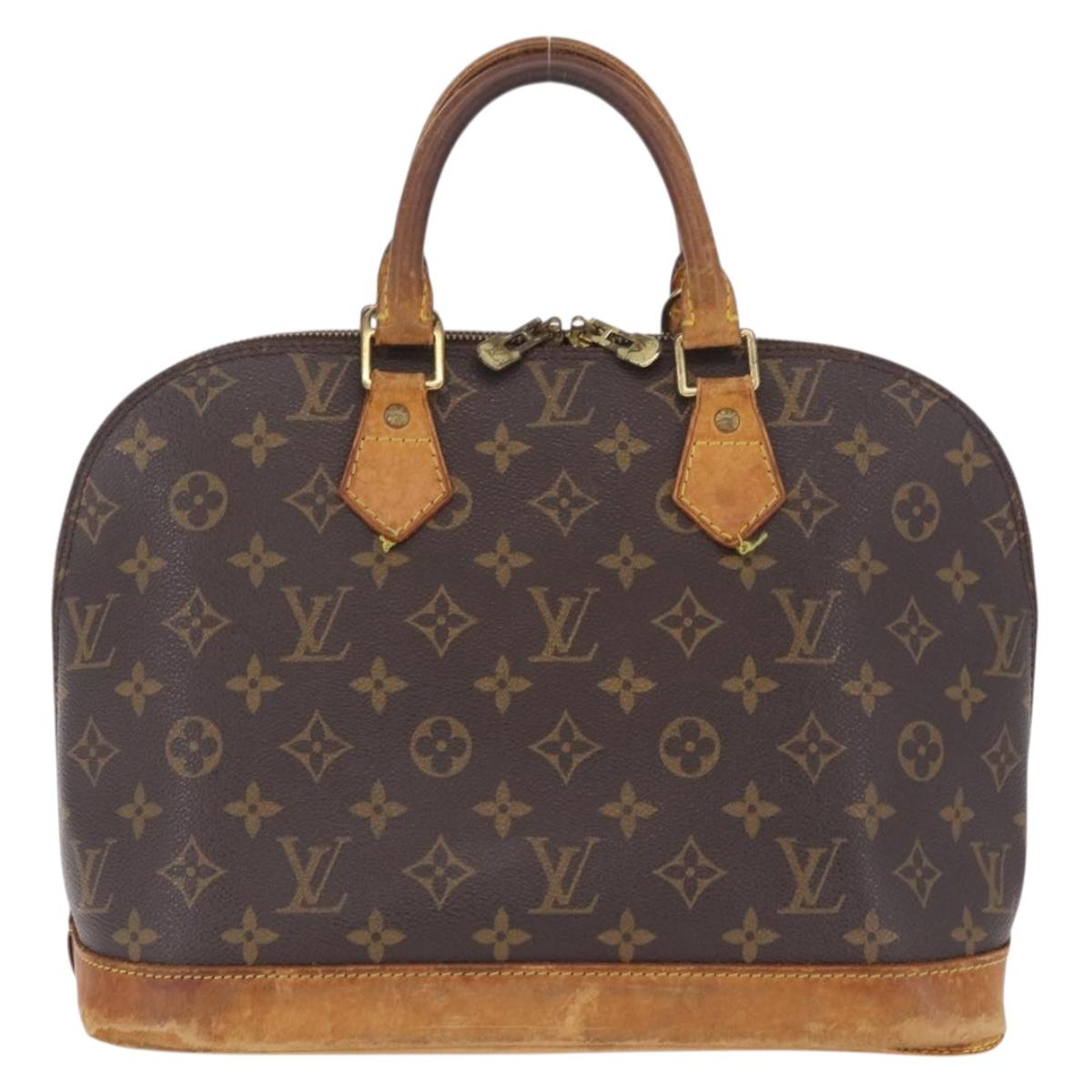 LOUIS VUITTON Monogram Alma Hand Bag M51130 LV Auth 201720