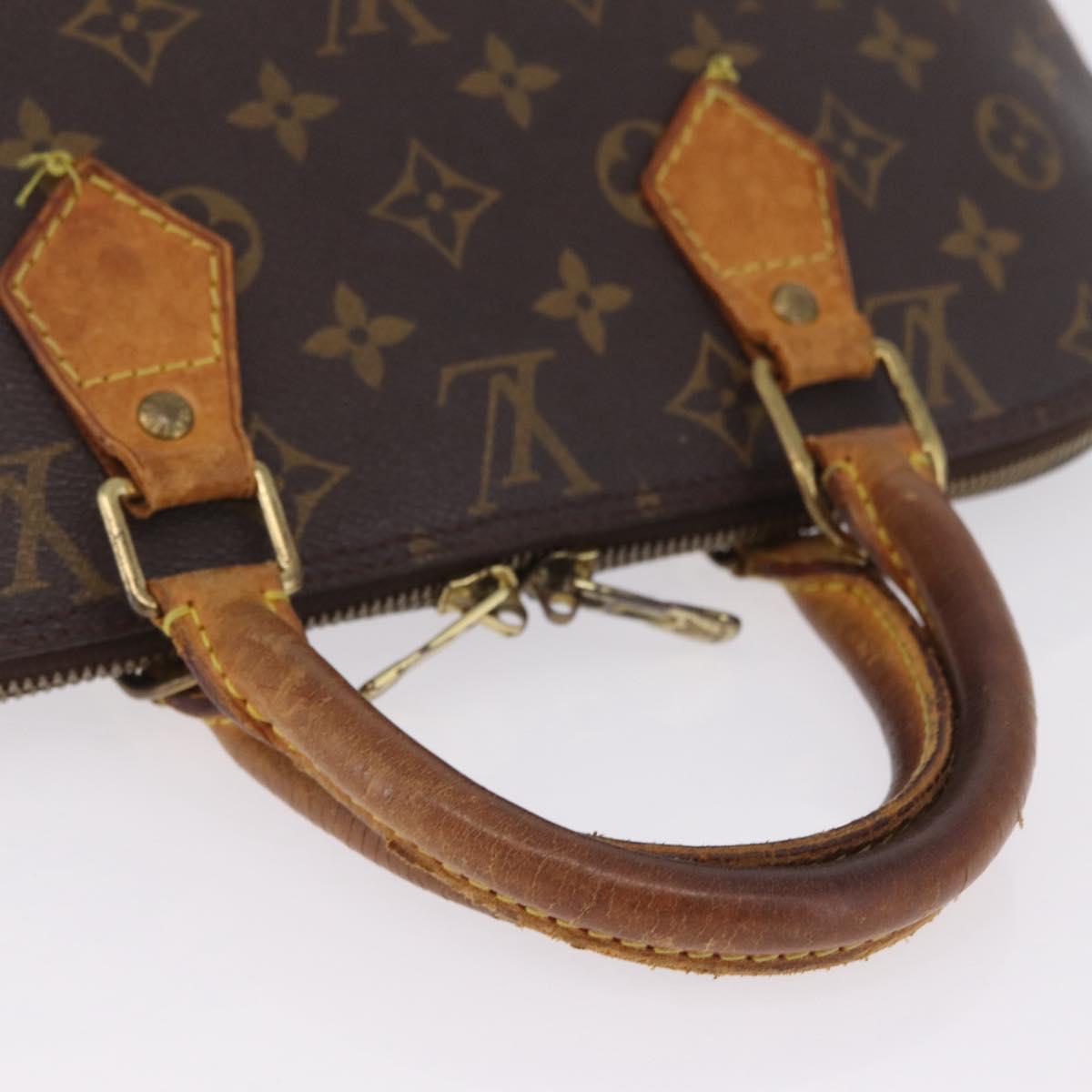 LOUIS VUITTON Monogram Alma Hand Bag M51130 LV Auth 201720