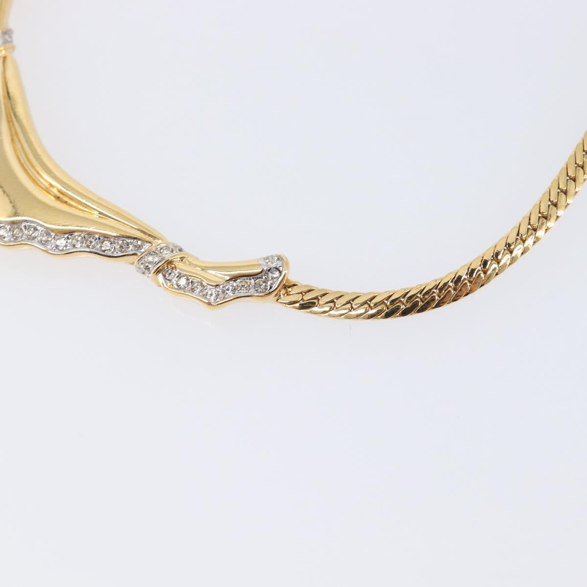 Nina Ricci Necklace metal Gold Auth 201733M