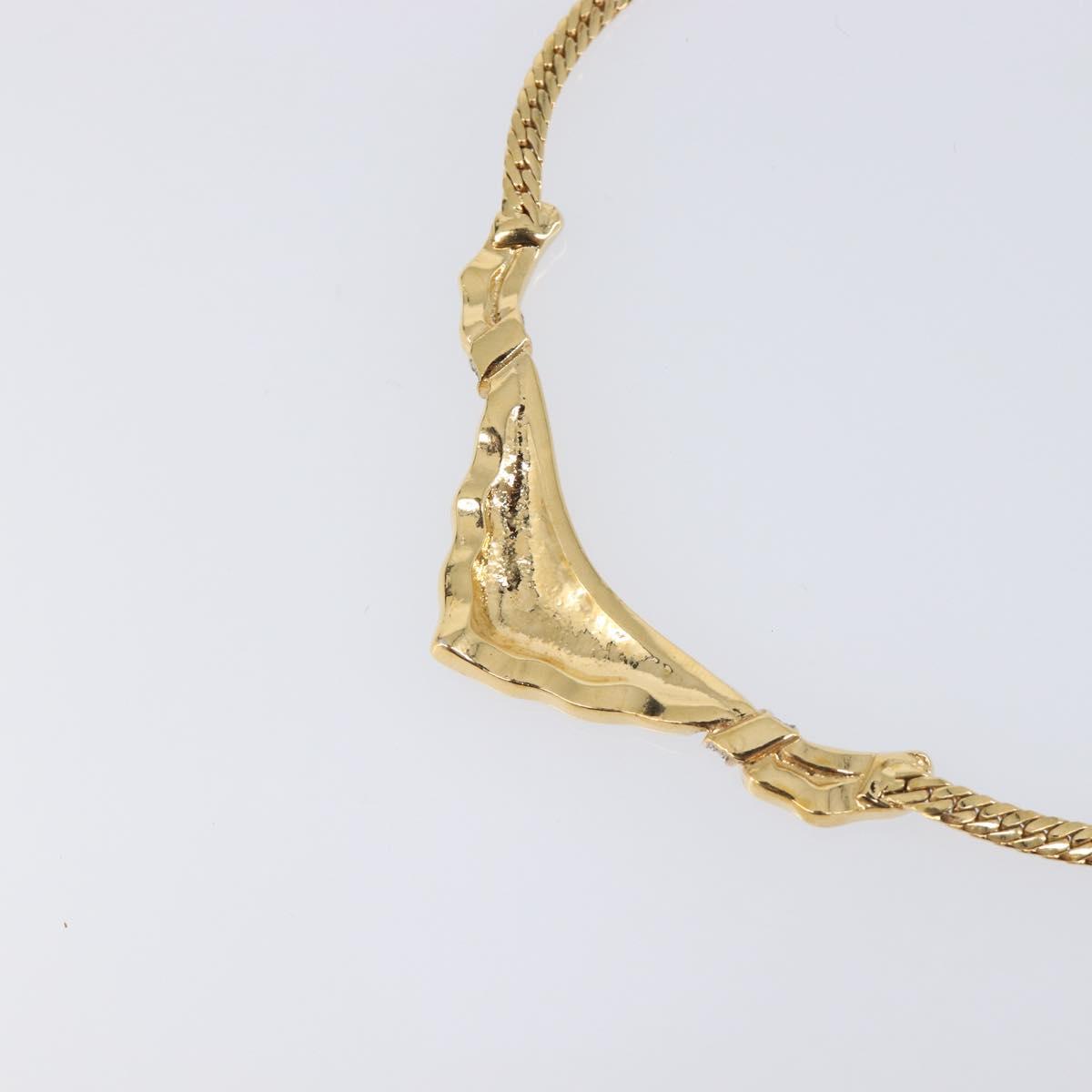 Nina Ricci Necklace metal Gold Auth 201733M