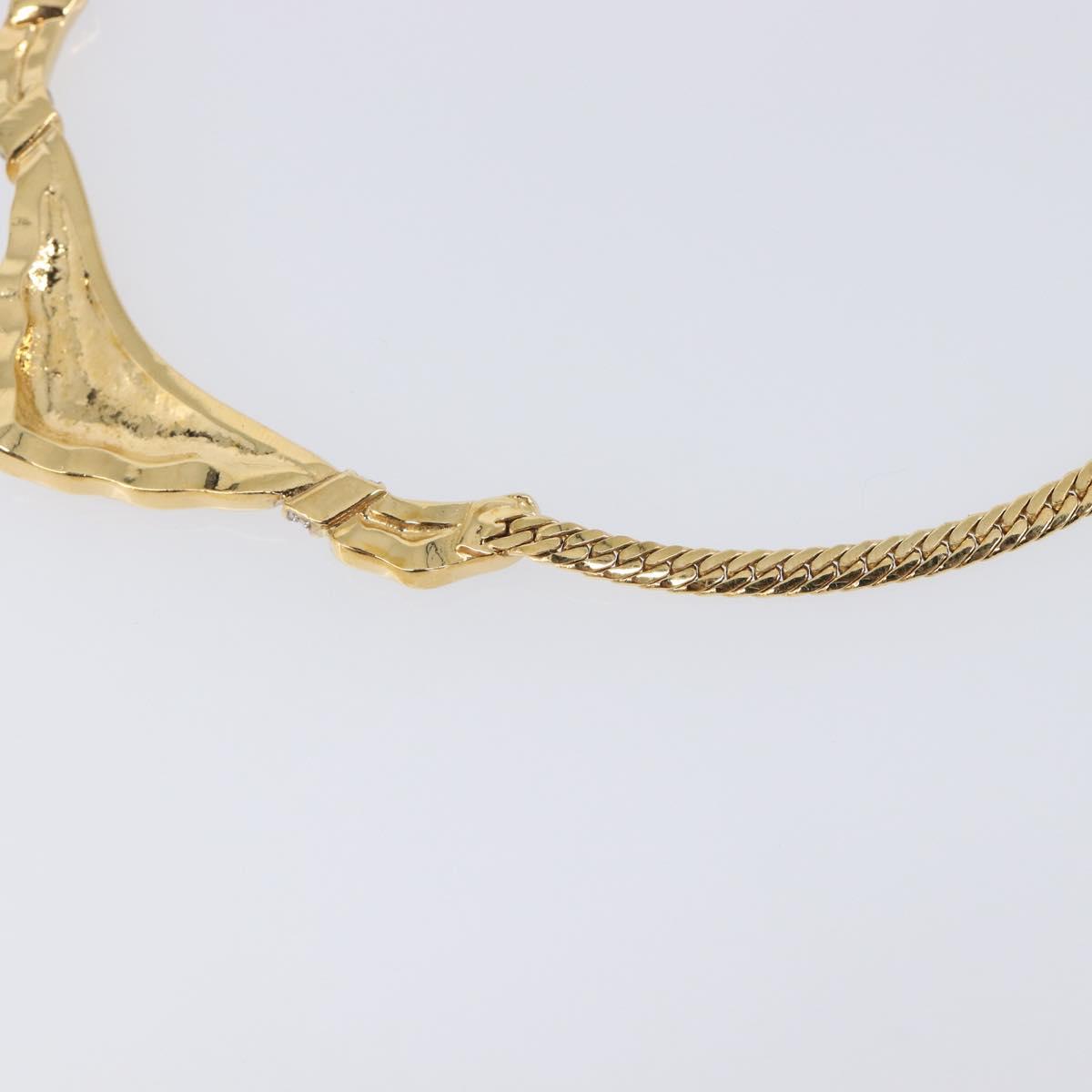 Nina Ricci Necklace metal Gold Auth 201733M
