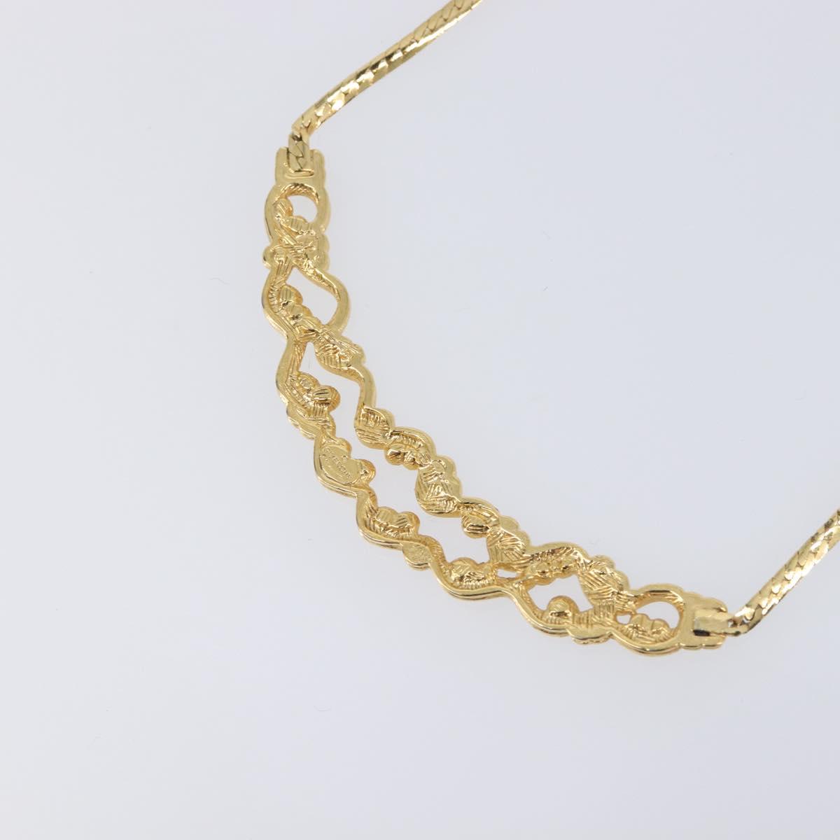 GIVENCHY Necklace metal Gold Auth 201734M