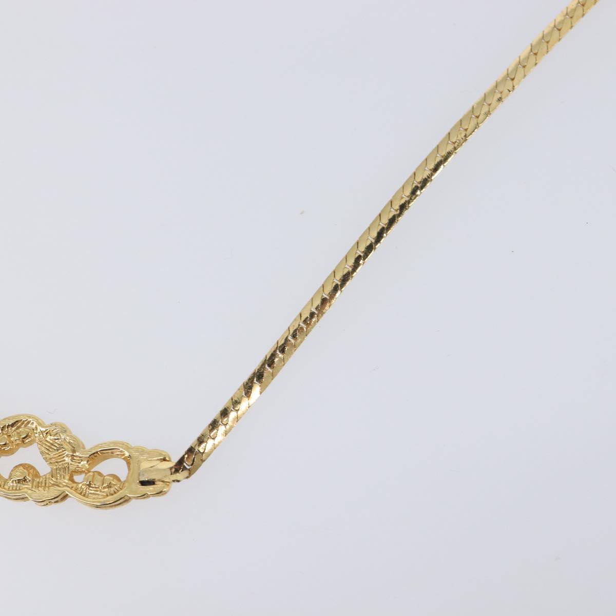 GIVENCHY Necklace metal Gold Auth 201734M