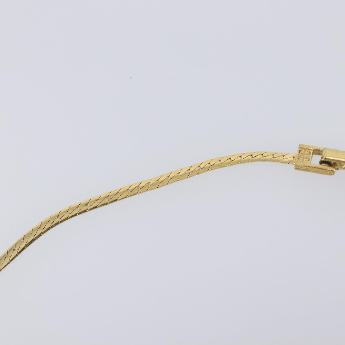 GIVENCHY Necklace metal Gold Auth 201734M