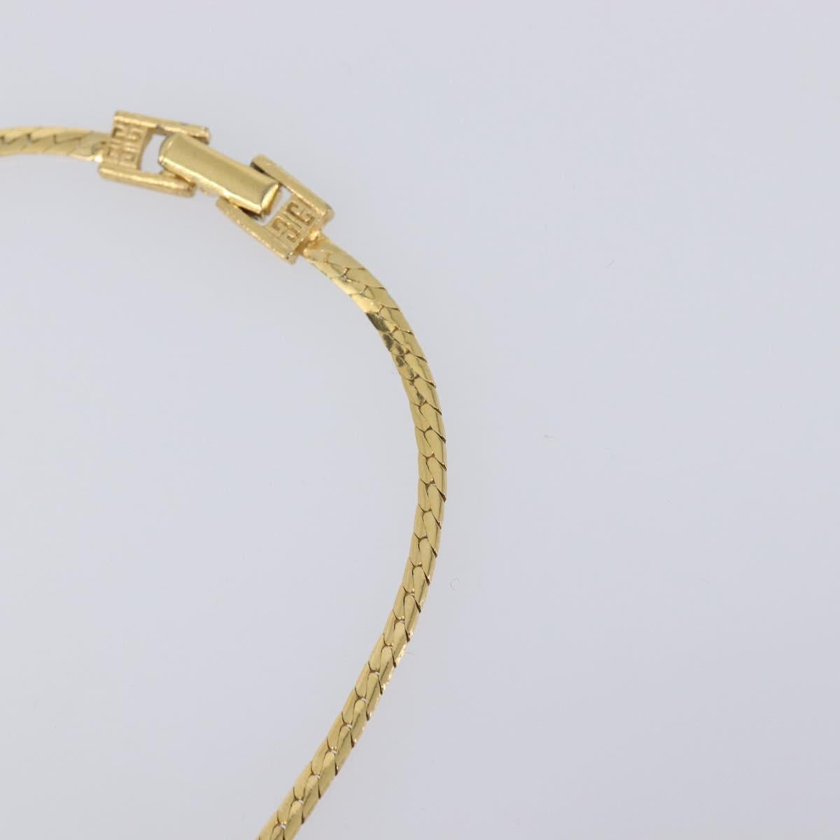 GIVENCHY Necklace metal Gold Auth 201734M