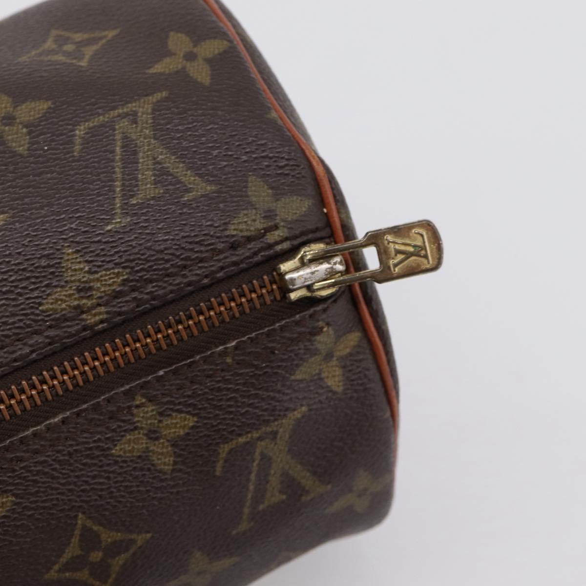 LOUIS VUITTON Monogram Papillon 30 Hand Bag M51385 LV Auth 201884A