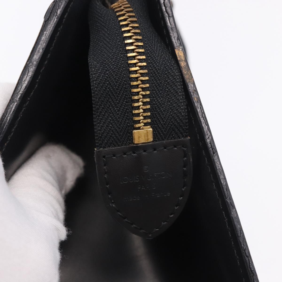LOUIS VUITTON Epi Riviera Hand Bag Black M48182 LV Auth 201890