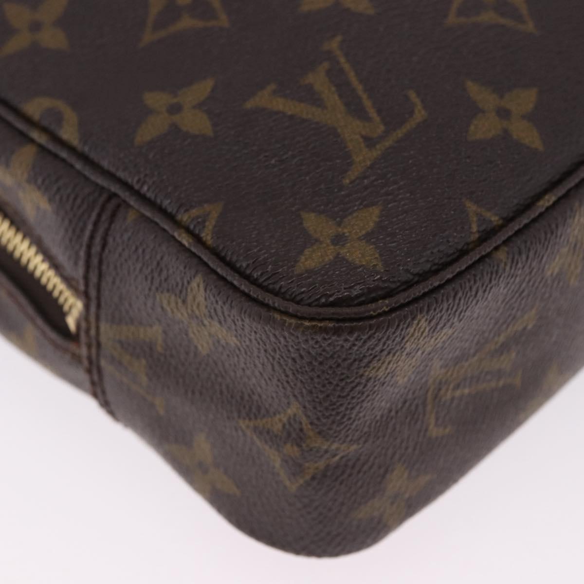 LOUIS VUITTON Monogram Trousse Toilette 23 Clutch Bag M47524 LV Auth 201893