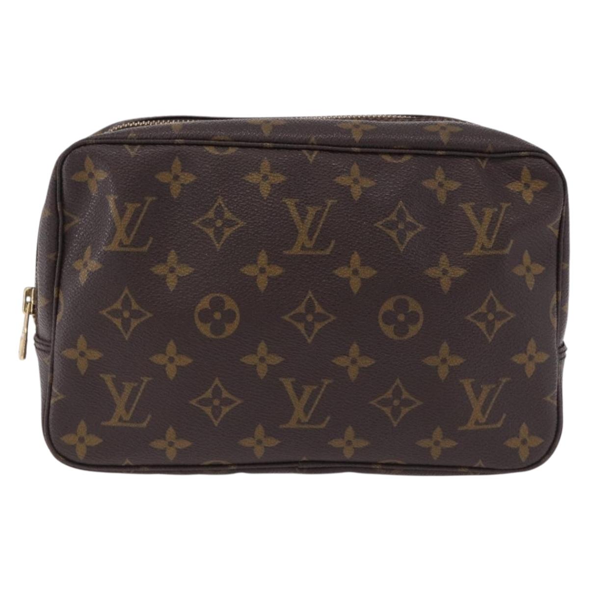 LOUIS VUITTON Monogram Trousse Toilette 23 Clutch Bag M47524 LV Auth 201893