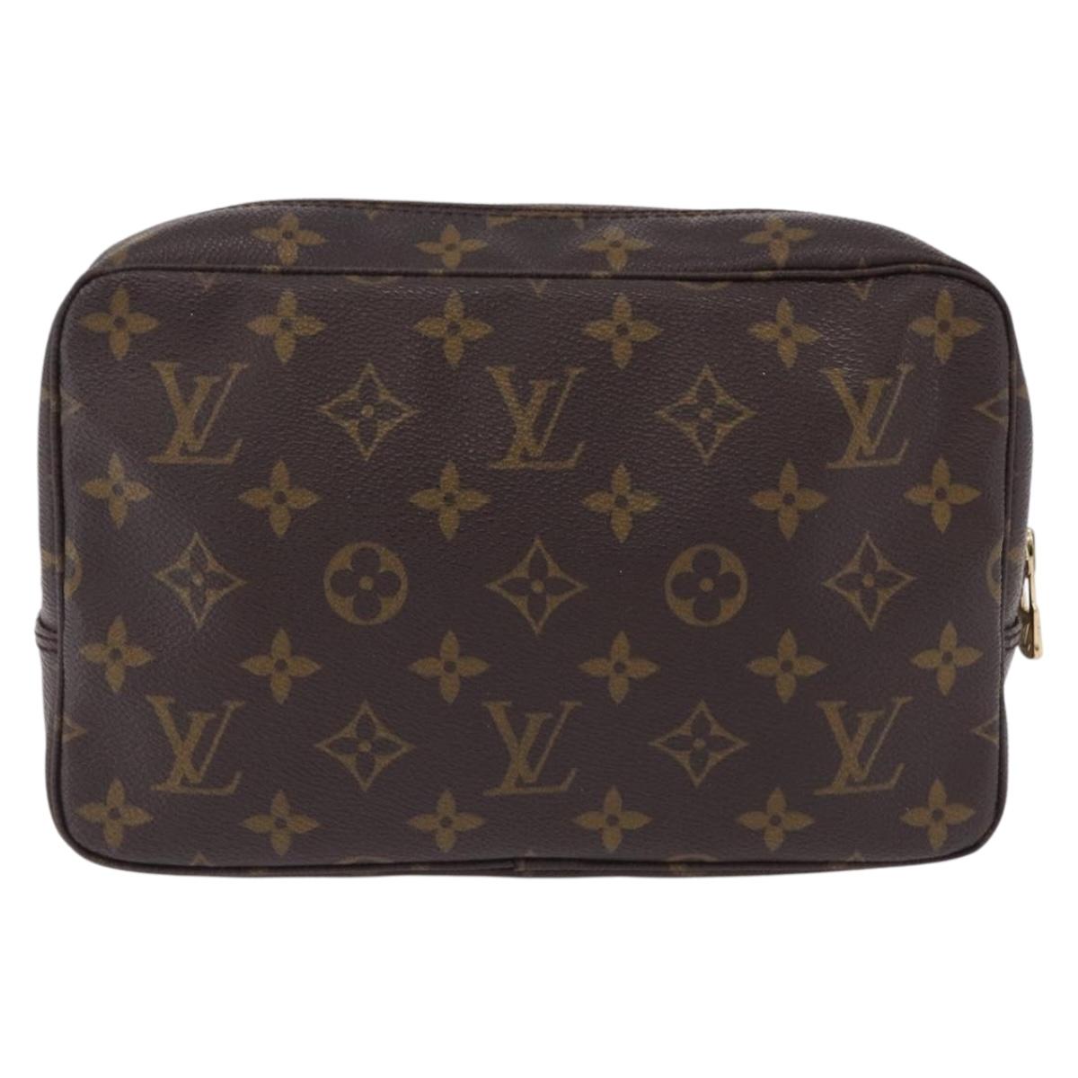LOUIS VUITTON Monogram Trousse Toilette 23 Clutch Bag M47524 LV Auth 201893