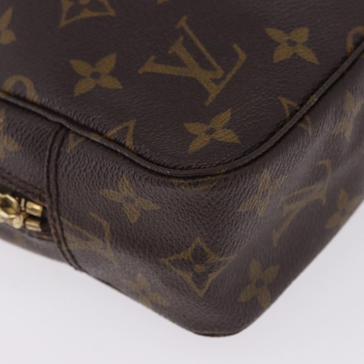 LOUIS VUITTON Monogram Trousse Toilette 23 Clutch Bag M47524 LV Auth 201893