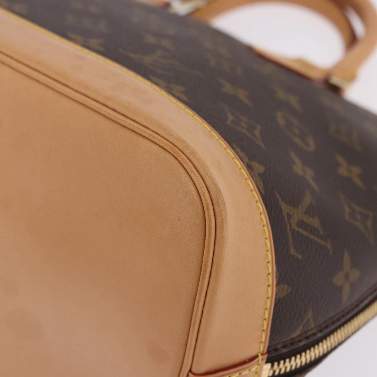 LOUIS VUITTON Monogram Alma Hand Bag M51130 LV Auth 201901SAV