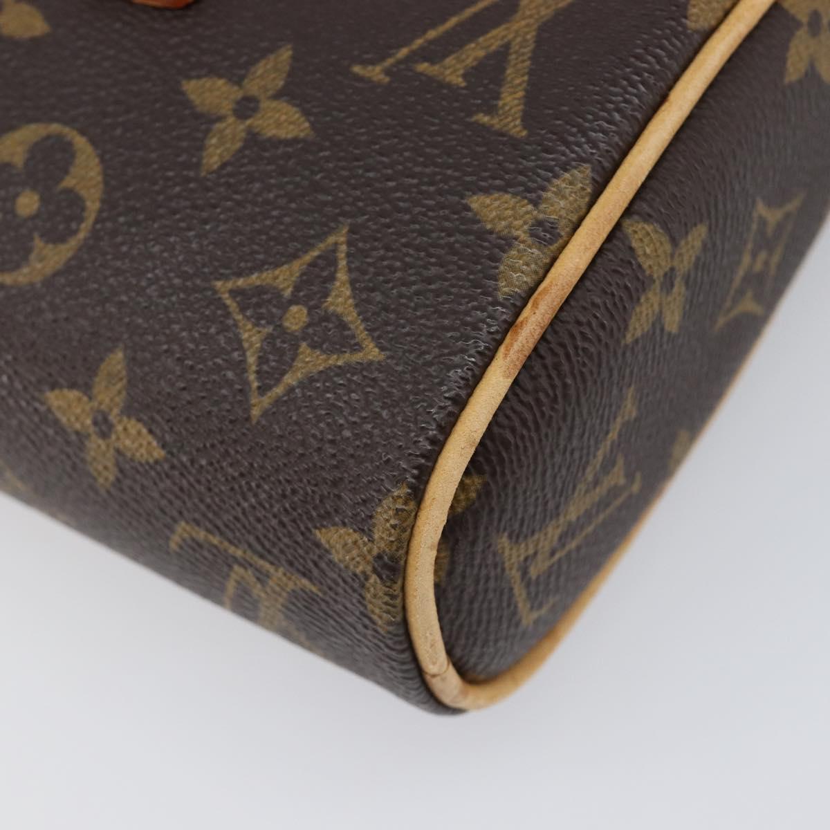LOUIS VUITTON Monogram Sonatine Hand Bag M51902 LV Auth 201920