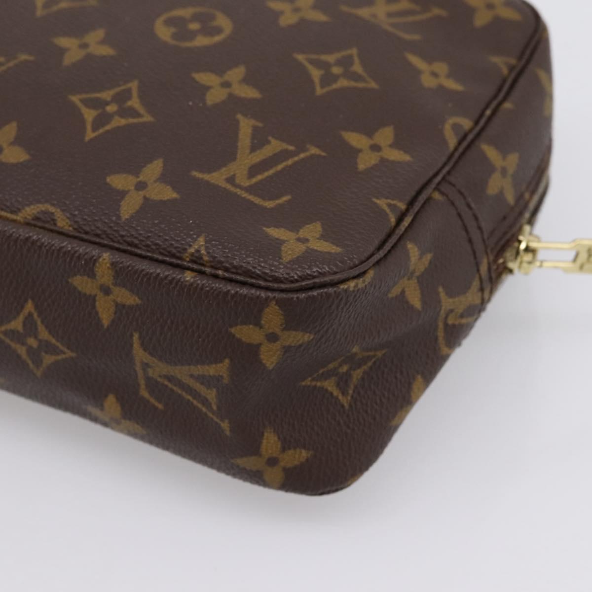 LOUIS VUITTON Monogram Trousse Toilette 23 Clutch Bag M47524 LV Auth 201922A