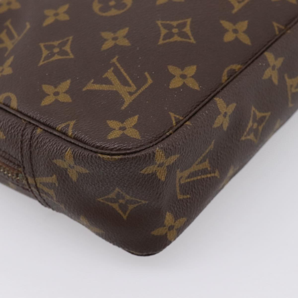 LOUIS VUITTON Monogram Trousse Toilette 23 Clutch Bag M47524 LV Auth 201922A