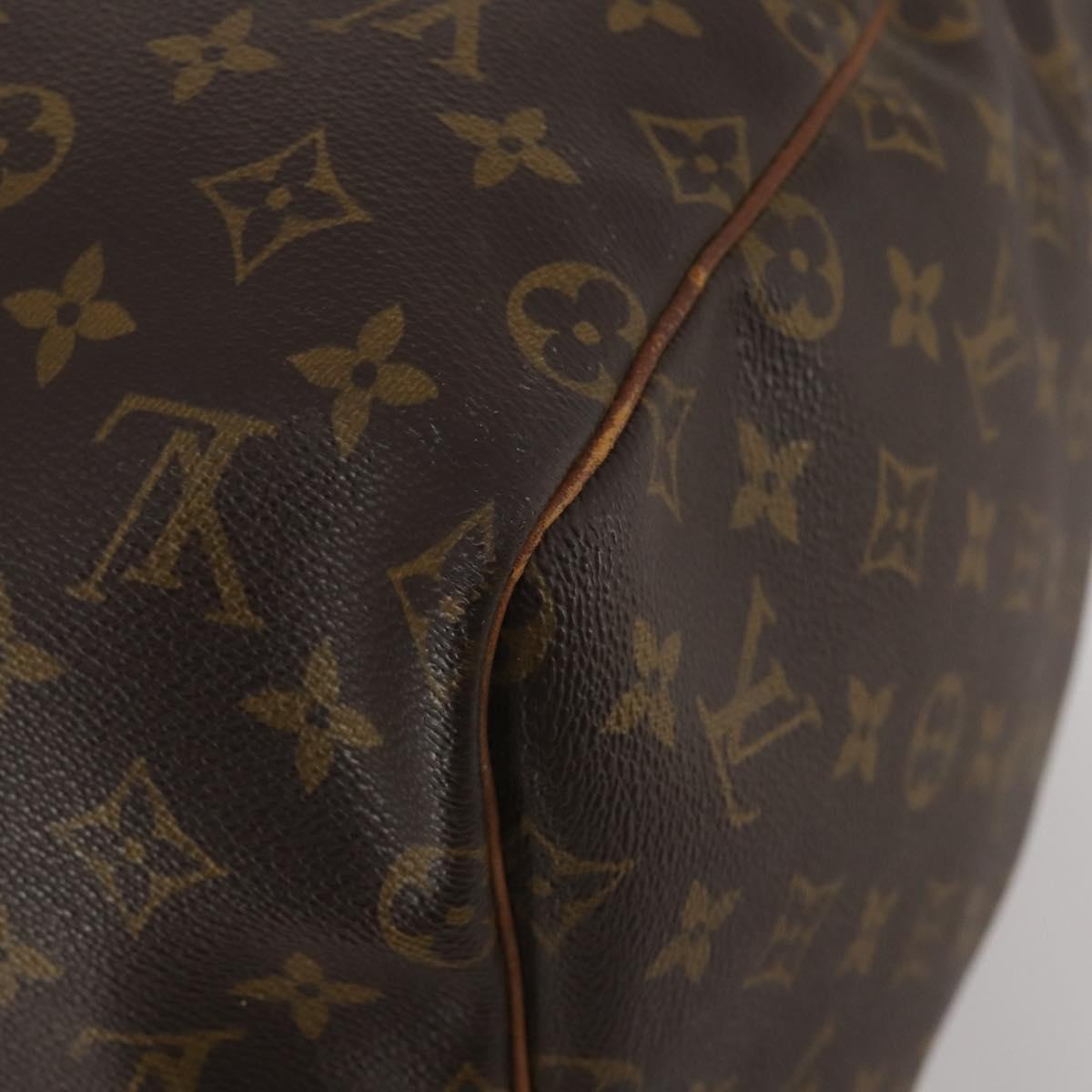 LOUIS VUITTON Monogram Keepall 55 Boston Bag M41424 LV Auth 201933