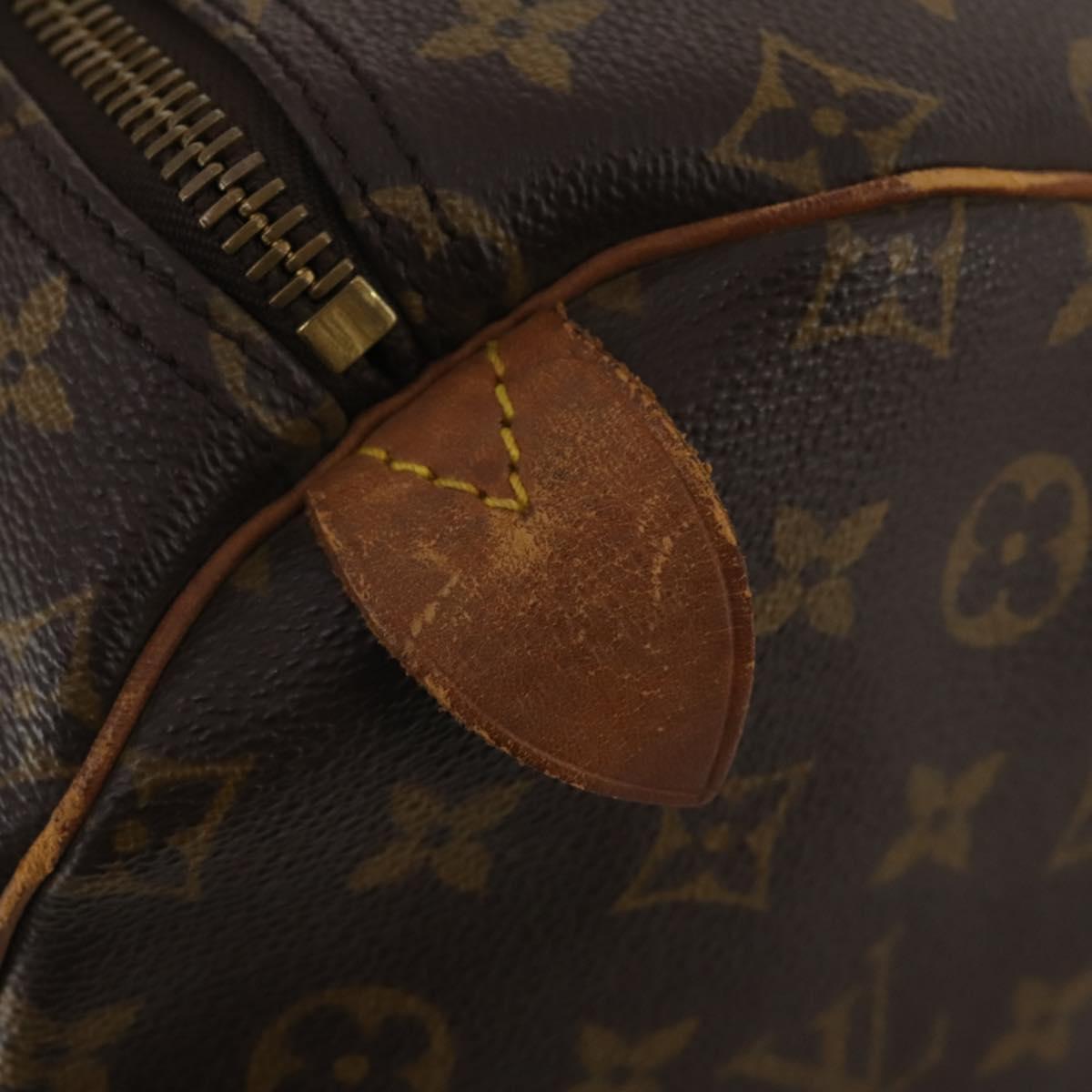 LOUIS VUITTON Monogram Keepall 55 Boston Bag M41424 LV Auth 201933