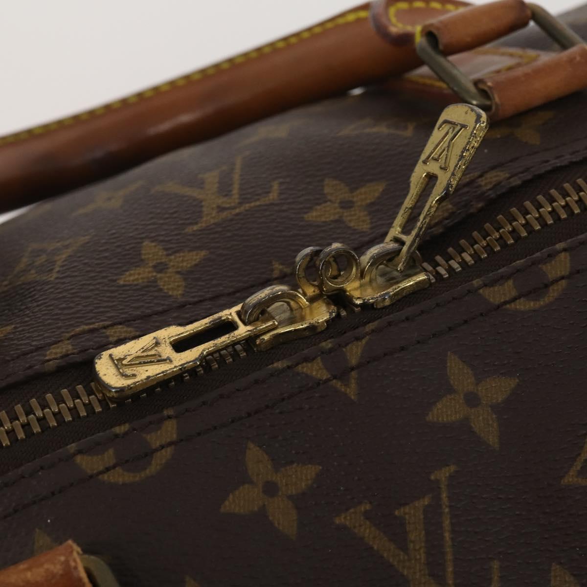 LOUIS VUITTON Monogram Keepall 55 Boston Bag M41424 LV Auth 201933