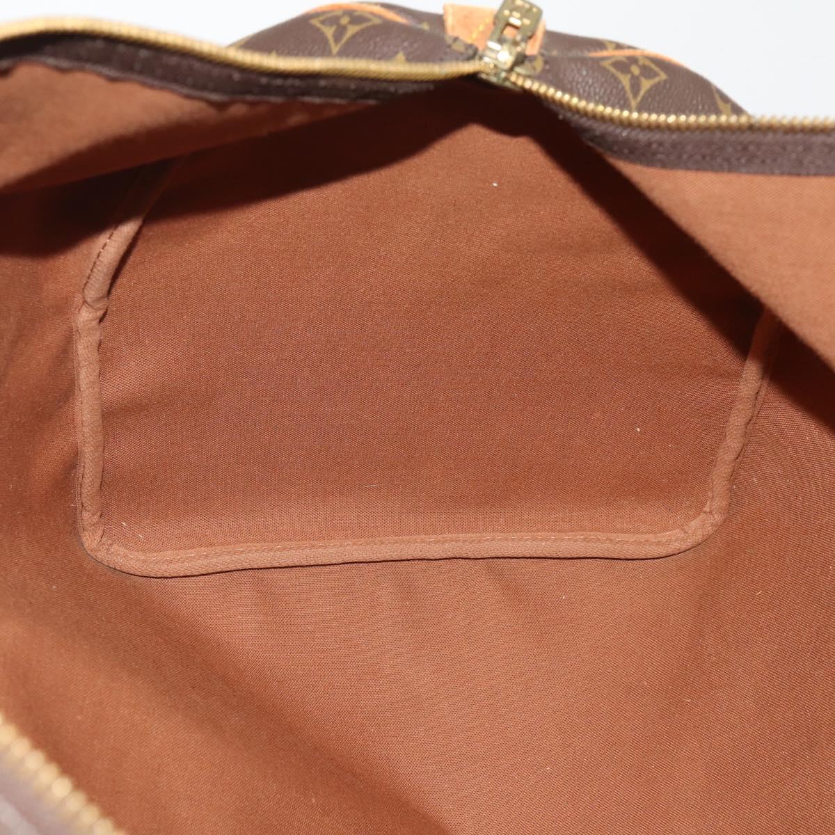 LOUIS VUITTON Monogram Keepall 55 Boston Bag M41424 LV Auth 201933