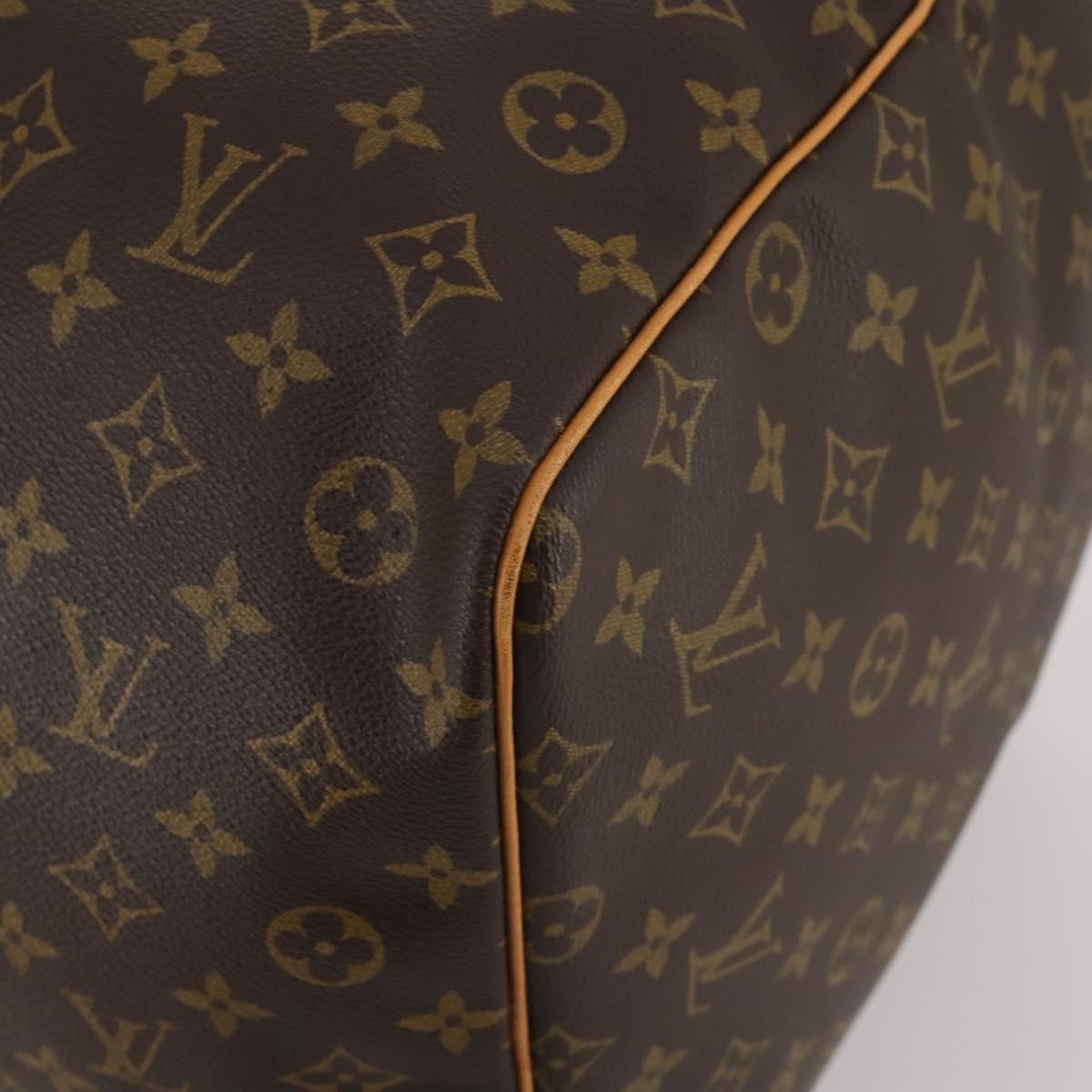 LOUIS VUITTON Monogram Keepall 60 Boston Bag M41422 LV Auth 201934V