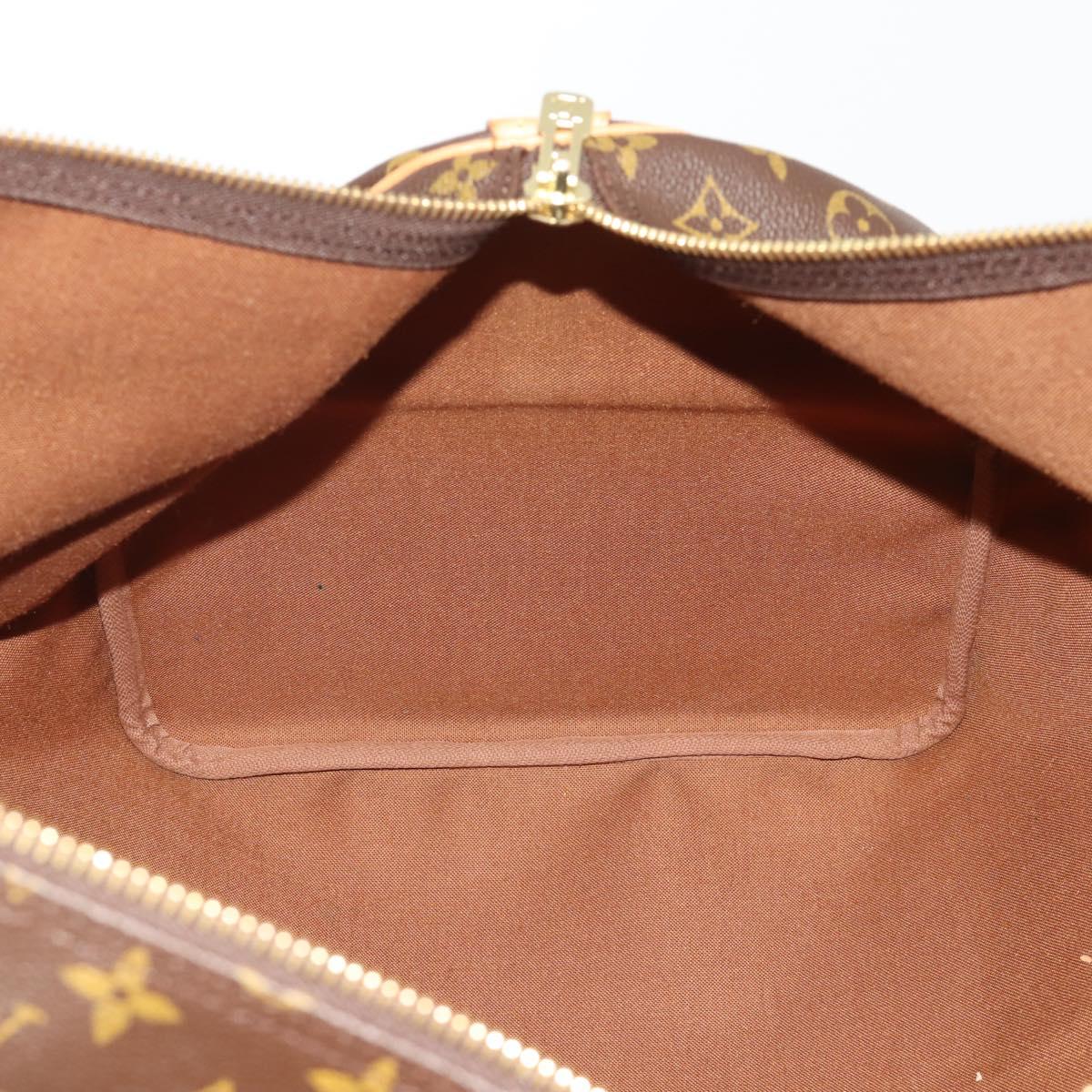 LOUIS VUITTON Monogram Keepall 60 Boston Bag M41422 LV Auth 201934V