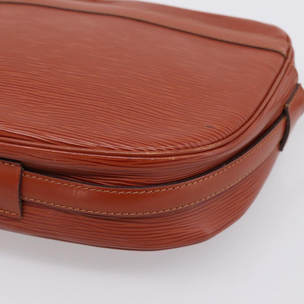 LOUIS VUITTON Epi Jeune FilleMM Shoulder Bag Brown M52153 LV Auth 201943