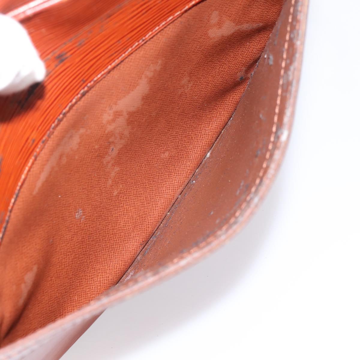 LOUIS VUITTON Epi Jeune FilleMM Shoulder Bag Brown M52153 LV Auth 201943