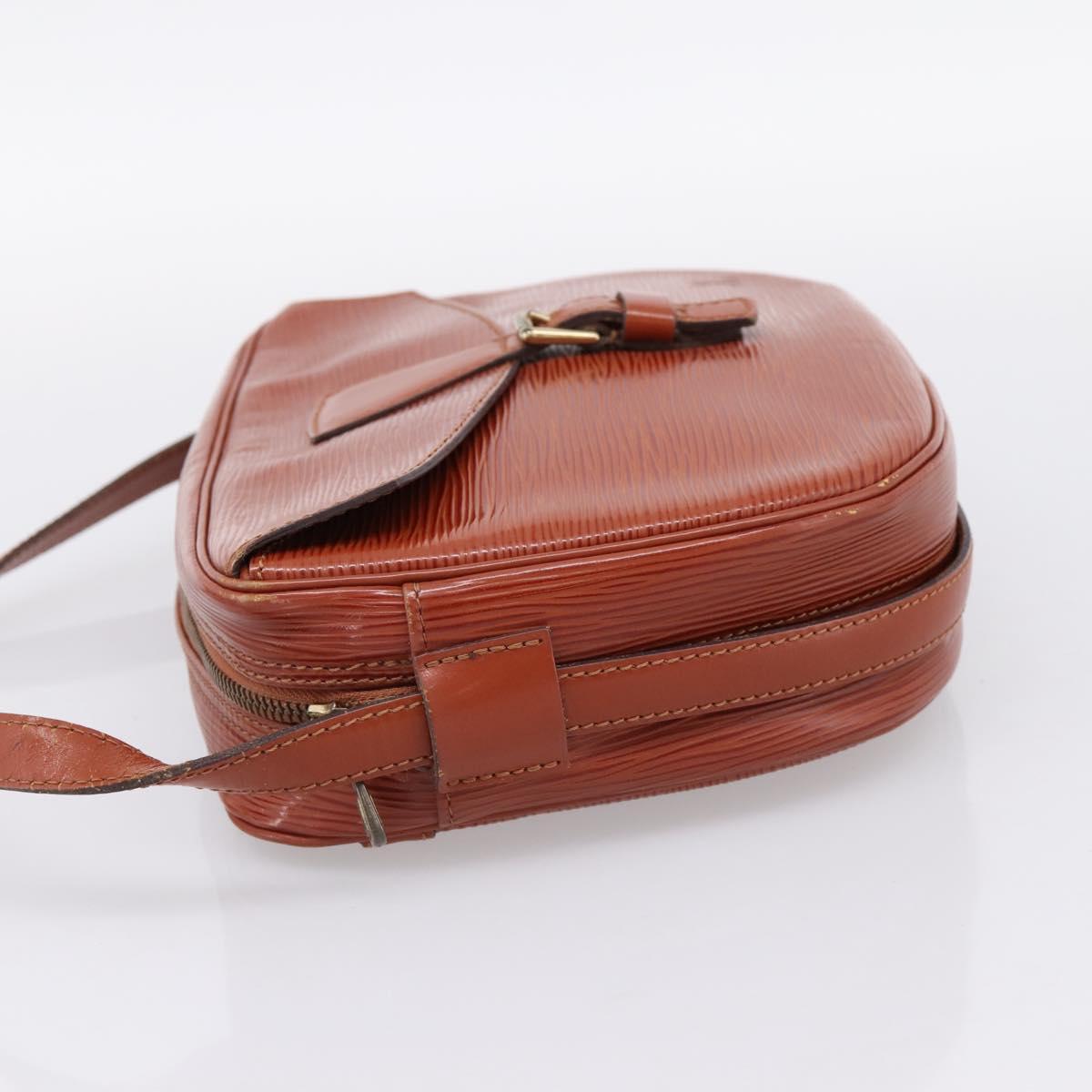 LOUIS VUITTON Epi Jeune FilleMM Shoulder Bag Brown M52153 LV Auth 201943