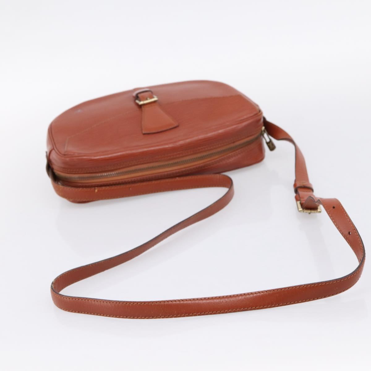LOUIS VUITTON Epi Jeune FilleMM Shoulder Bag Brown M52153 LV Auth 201943