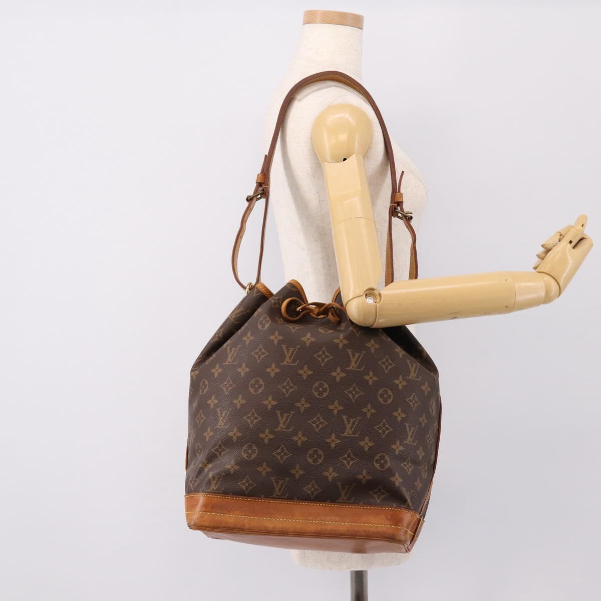 LOUIS VUITTON Monogram Noe Shoulder Bag M42224 LV Auth 201945