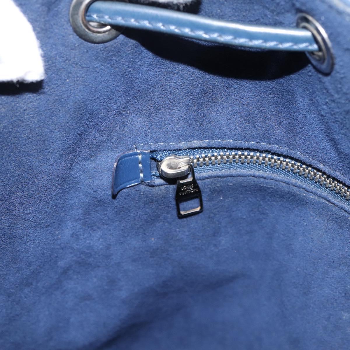 LOUIS VUITTON Epi Petit Noe Shoulder Bag Indigo M40675 LV Auth 201946A