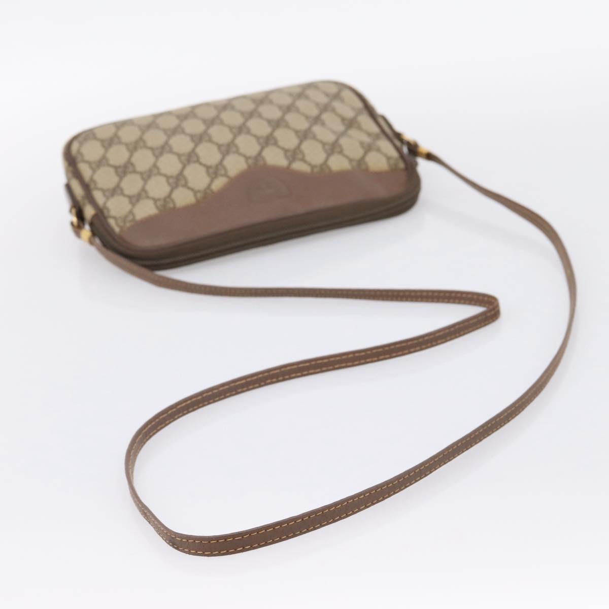 GUCCI GG Supreme Shoulder Bag PVC Leather Beige Gold 007 14 6428 Auth 201948