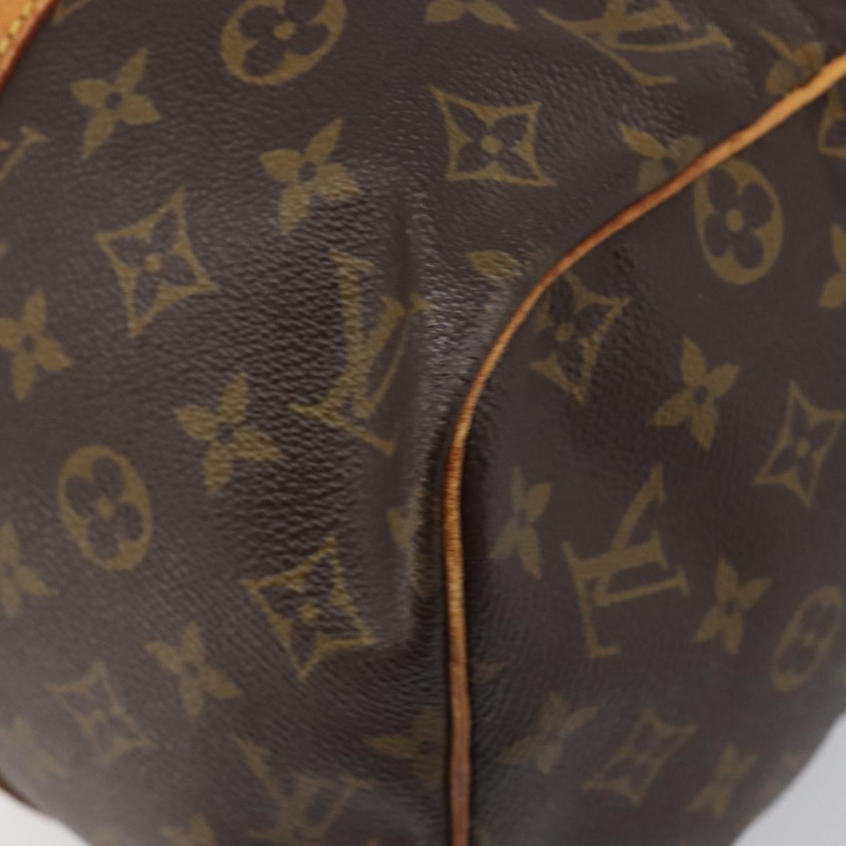 LOUIS VUITTON Monogram Sac Souple 35 Boston Bag M41626 LV Auth 201957