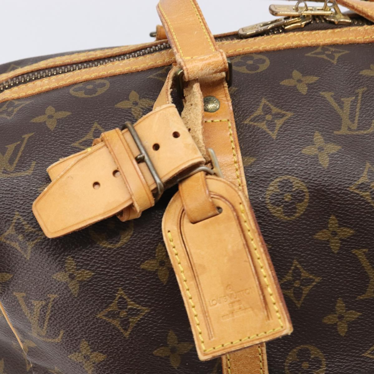 LOUIS VUITTON Monogram Sac Souple 35 Boston Bag M41626 LV Auth 201957