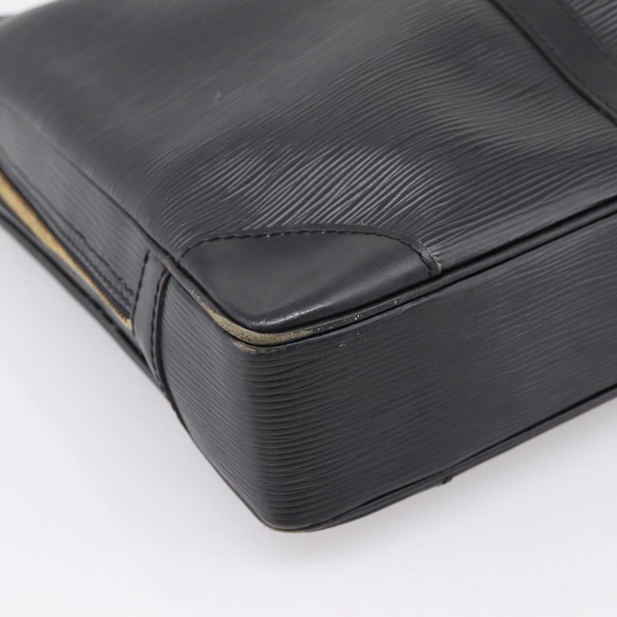 LOUIS VUITTON Epi Porte Documents Voyage Business Bag Black M40321 Auth 201958