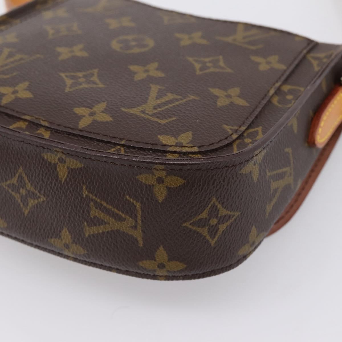 LOUIS VUITTON Monogram Saint Cloud PM Shoulder Bag M51244 LV Auth 201959A