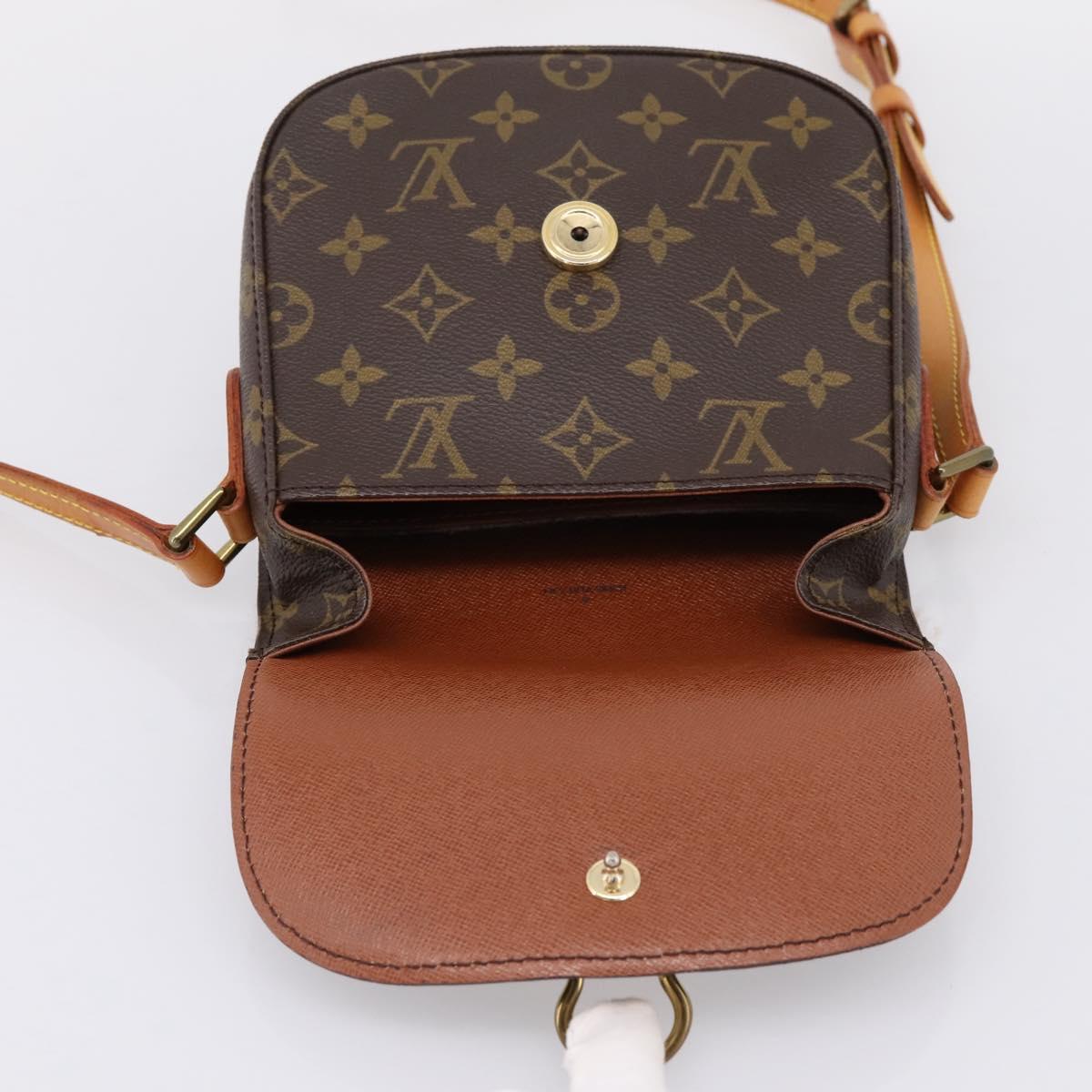 LOUIS VUITTON Monogram Saint Cloud PM Shoulder Bag M51244 LV Auth 201959A