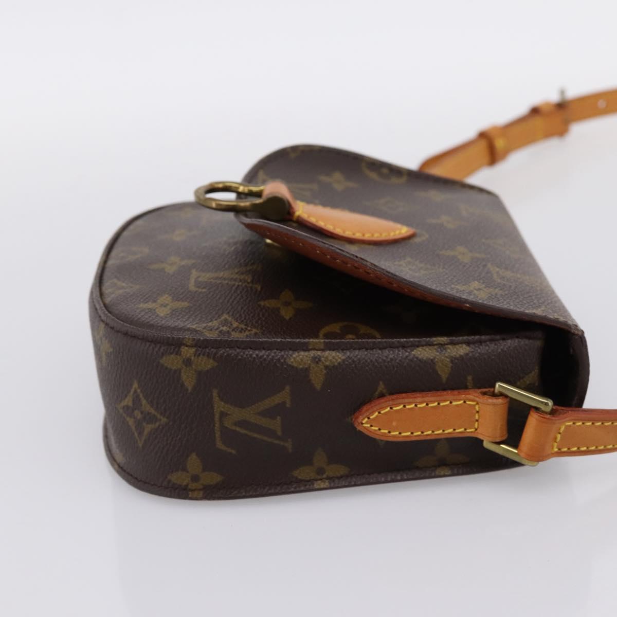 LOUIS VUITTON Monogram Saint Cloud PM Shoulder Bag M51244 LV Auth 201959A
