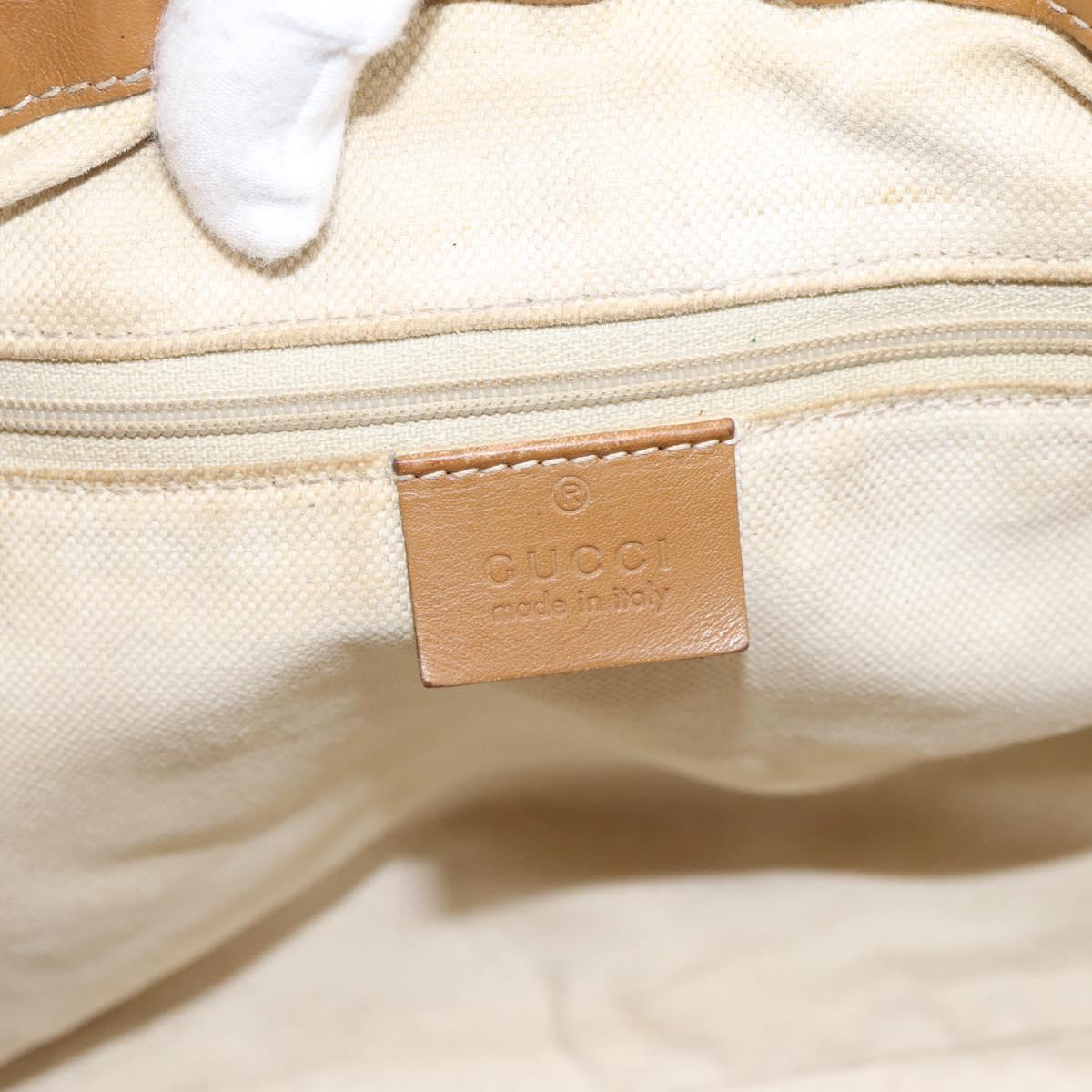 GUCCI Diamante Sukey Hand Bag Canvas 2way Beige Gold 247902 Auth 201967A